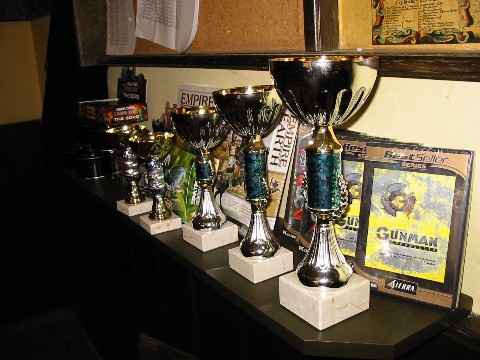 F�r wichtige Pl�tze gab es Pokale...